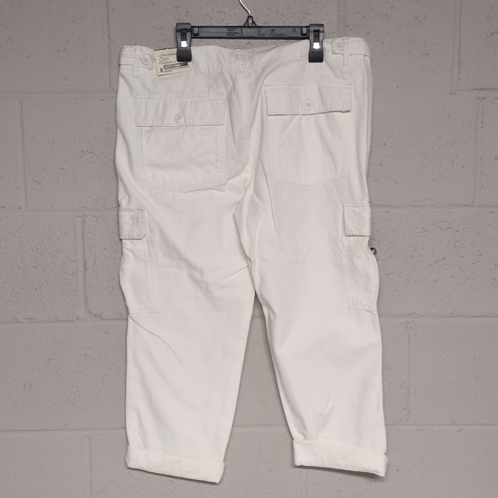 American Eagle Outfitters Women's Boyfit Crop Capri Pants, Size 8 NWT, Y2K - Picture 4 of 5